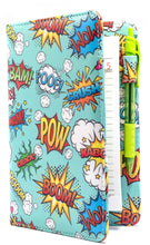 Load image into Gallery viewer, SERVER BOOK™ Patterns 8" x 5" Server Organizer - Comic Book Superheroes!