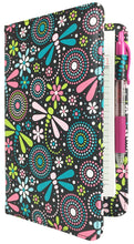 Load image into Gallery viewer, SERVER BOOK™ Patterns 8" x 5" Server Organizer - Dragonflies and Flowers
