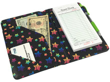 Load image into Gallery viewer, SERVER BOOK™ Patterns 8" x 5" Server Organizer - Rainbow Stars
