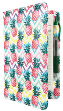 Load image into Gallery viewer, SERVER BOOK™ Patterns 8" x 5" Server Organizer - Pink Pineapple Chevron