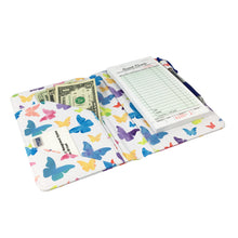 Load image into Gallery viewer, SERVER BOOK™ Patterns 8" x 5" Server Organizer - Watercolor Butterflies