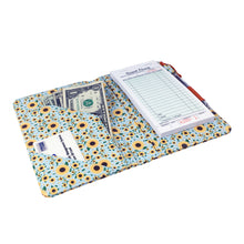 Load image into Gallery viewer, SERVER BOOK™ Patterns 8" x 5" Server Organizer - Sunflowers