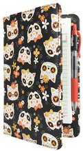 Load image into Gallery viewer, SERVER BOOK™ Patterns 8" x 5" Server Organizer - Sugar Skull Cats