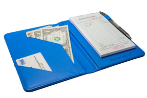 Sonic Blue SERVER BOOK for waitresses