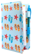 Load image into Gallery viewer, [CLEARANCE] SERVER BOOK™ Patterns 8&quot; x 5&quot; Server Organizer - Summer Flip Flops