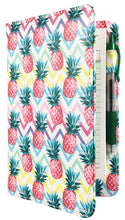 Load image into Gallery viewer, SERVER BOOK™ Patterns 8&quot; x 5&quot; Server Organizer - Pink Pineapple Chevron