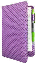 Load image into Gallery viewer, [SALE] SERVER BOOK™ Metallic Collection 8&quot; x 5&quot; Server Organizer - Purple Mermaid