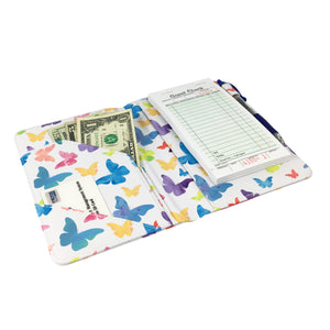 SERVER BOOK™ Patterns 8" x 5" Server Organizer - Watercolor Butterflies