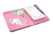 Load image into Gallery viewer, Sparkle Glitter Pink Server Books Cute Server Accessories - Gift Ideas for Waitresses