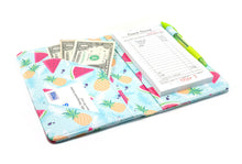 Load image into Gallery viewer, Cute Server Books for Summer - Pineapples and Watermelon on Server Book Organizer