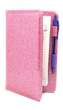 Load image into Gallery viewer, Pink Sparkle Server Book Cute Glitter Waitress Organizer