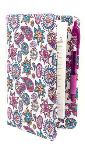 Cute Server Books with Pastel Pink Pattern for Waitresses - Restaurant Order Pads Holder